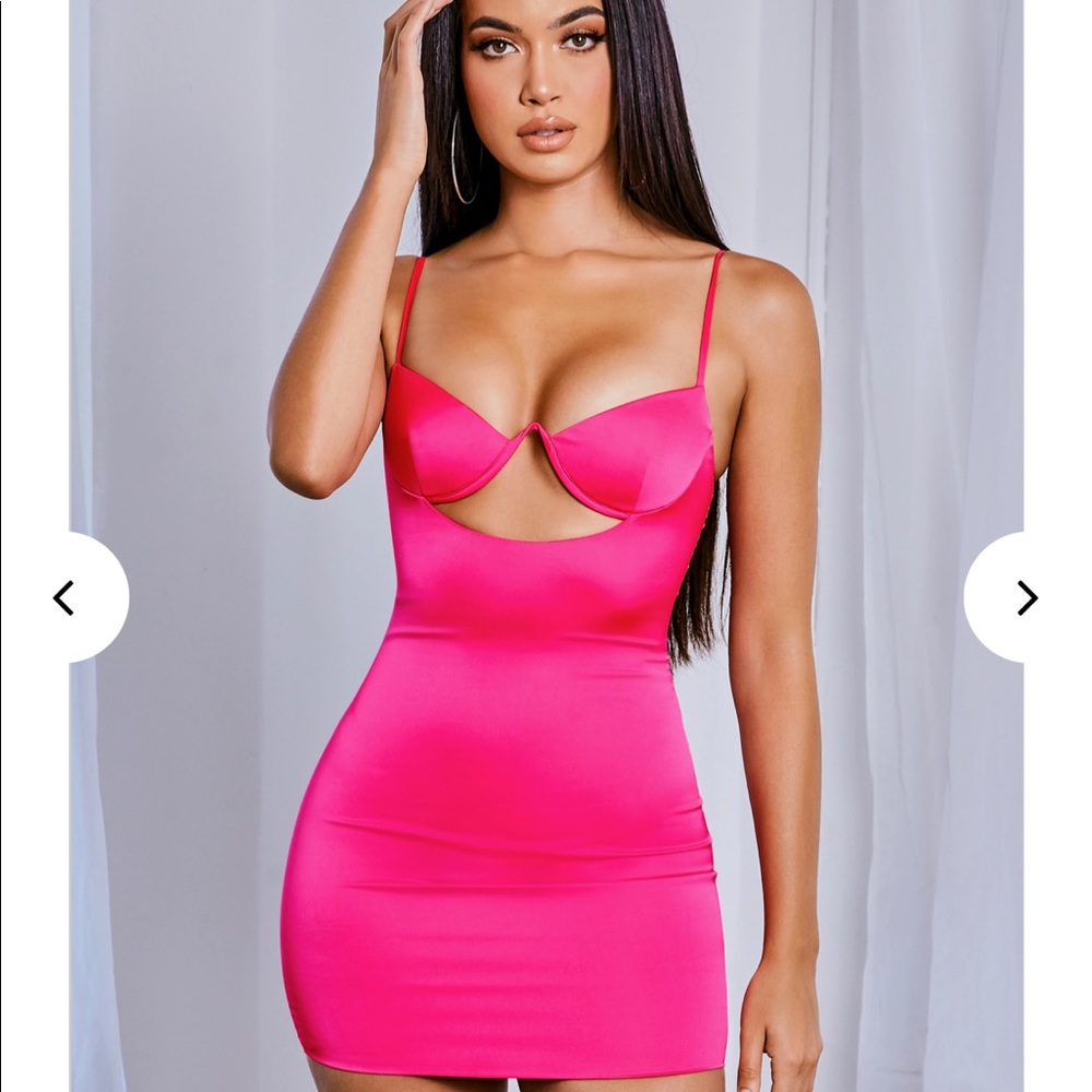 Babyboo Fashion Yasmine Mini Dress - Hot Pink